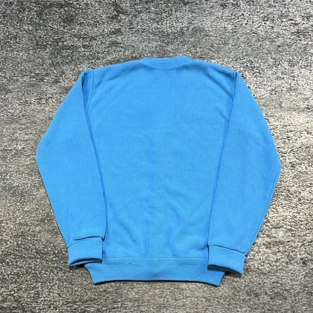Vintage 50s 60s JeffMates by Lord Jeff Cardigan Mens‎ Medium Blue Sweater